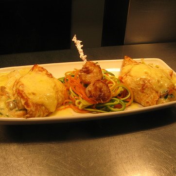Seafood Crepes